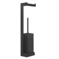 Стойка с бумагодержателем и ершиком для унитаза Gessi Inverso, Black XL (20868-099) Бумагодержатели, Ершики для унитаза Gessi