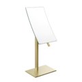 Косметическое зеркало настольное Gessi Inverso, Brass Brushed PVD (20988-727) Косметические зеркала Gessi