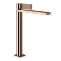 Смеситель для раковины Gessi Inverso Diamantato, без донного клапана, Copper Pvd (73604-030) Для раковины Медь PVD