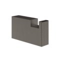 Гачок для халатів Gessi Inverso Diamantato, Black Metal Br. PVD (73621-707) Гачки для халатів, рушників Gessi
