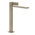Смеситель для раковины Gessi Inverso Diamantato, с донным клапаном, Finox Brushed Nickel (73653-149) Для раковины Матовый никель