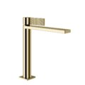 Смеситель для раковины Gessi Inverso Diamantato, с донным клапаном, Brass PVD (73655-710) Для раковины Латунь PVD