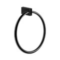 Полотенцедержатель кольцо Gessi Inverso, Black Metal PVD (20909-706) Полотенцедержатели Gessi