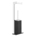 Стойка с бумагодержателем и ершиком для унитаза Gessi Inverso, Chrome (20934-031) Бумагодержатели, Ершики для унитаза Gessi