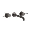 Смеситель для раковины Gessi Gessi316 Flessa, длина излива 181 мм, Black Metal Br. PVD (54094-707) Для раковины Черный матовый металлик PVD