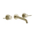 Смеситель для раковины Gessi Gessi316 Flessa, длина излива 181 мм, Warm Brass Brushed PVD (54094-727) Для раковины Матовая латунь PVD