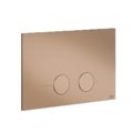 Клавіша змиву Gessi Inverso для систем інсталяцій Geberit Sigma, Copper PVD (54611-030) Для унітазів 