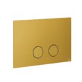 Клавіша змиву Gessi Inverso для систем інсталяцій Geberit Sigma, Matte Ocra (54611-280) Для унітазів 