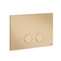 Клавиша смыва Gessi Inverso для систем инсталляций Geberit Sigma, Warm Bronze PVD (54611-735) Для унитазов 