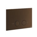 Клавіша змиву Gessi Inverso для систем інсталяцій Geberit Sigma, Dark Bronze (54611-845) Для унітазів 