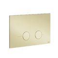 Клавиша смыва SANIT для систем инсталляций Gessi Inverso, Brass PVD (54619-710) Для унитазов 