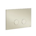 Клавиша смыва SANIT для систем инсталляций Gessi Inverso, Nickel PVD (54619-720) Для унитазов 