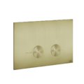 Клавиша смыва SANIT для систем инсталляций Gessi Inverso, Brass Brushed PVD (54619-727) Для унитазов 