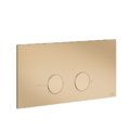 Клавіша змиву Gessi Inverso для систем інсталяцій VIEGA PREVISTA, Warm Bronze PVD (54621-735) Для унітазів 