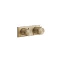 Термостатический смеситель на 1 позицию Gessi Gessi316, Warm Bronze Br. PVD (54032-726) Для ванны, Для душа Матовая бронза PVD