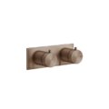 Термостатический смеситель на 2 позиции Gessi Gessi316, Copper Brushed PVD (54034-708) Для ванны, Для душа Матовая медь PVD