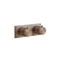 Термостатический смеситель на 3 позиции Gessi Gessi316, Copper Brushed PVD (54036-708) Для ванны, Для душа Матовая медь PVD