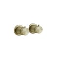 Термостатический смеситель на 2 позиции Gessi Gessi316, Brass Brushed PVD (54234-727) Для ванны, Для душа Матовая латунь PVD
