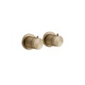 Термостатичний змішувач на 3 позиції Gessi Gessi316, Warm Bronze Br. PVD (54236-726) Для ванни, Для душа Матовая бронза PVD