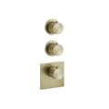 Термостатичний змішувач на 2 позиції Gessi Gessi316, Brass Brushed PVD (54504-727) Для ванни, Для душа Матовая латунь PVD
