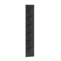 Термостатический смеситель на 5 позиций Gessi Gessi316, Matte Black (54520-299) Для ванны, Для душа Черный матовый