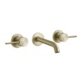 Змішувач для раковини Gessi Gessi316 Trame, довжина виливу 127 мм, Brass Brushed PVD (54392-727) Для раковини Матовая латунь PVD
