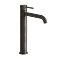 Смеситель для раковины Gessi Gessi316 Intreccio, без донного клапана, Black Metal Br. PVD (54106-707) Для раковины Черный матовый металлик PVD