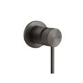 Настенный смеситель для раковины Gessi Gessi316 Intreccio, Black Metal Br. PVD (54119-707) Для раковины Черный матовый металлик PVD