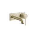 Смеситель для раковины Gessi Gessi316 Intreccio, длина излива 117 мм, Brass Brushed PVD (54188-727) Для раковины Матовая латунь PVD