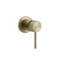 Настінний змішувач для раковини віддаленого керування Gessi Gessi316 Trame, Brass Brushed PVD (54319-727) Для раковини Матовая латунь PVD