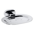 Мильниця настінна Bemeta Oval, хром (118408041) Мильниці Bemeta