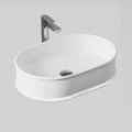 Раковина накладна 60х40 см Artceram Atelier, Matte white (ATL002 05; 00) На стільницю, На тумбу 