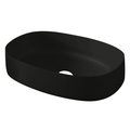 Раковина накладна 55х35 см Artceram Cognac, Matte black (COL003 17; 00) На стільницю, На тумбу 