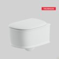 Подвесной безободковый унитаз Artceram Atelier, Grossy white (ATV001 01;00) Подвесные 
