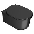 Подвесной безободковый унитаз Artceram Chic, Matte black (CHV001 17;00) Подвесные 
