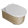 Подвесной безободковый унитаз Artceram Chic, Travertine (CHV001 45;00) Подвесные 
