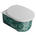 Подвесной безободковый унитаз Artceram Chic, Green issogne (CHV001 50;00) Подвесные 