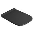 Кришка для унітазу Slim ArtCeram A16 Mini SoftClose, Matte black (ASA002 17; 71) 