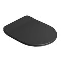 Кришка для унітазу Slim ArtCeram File 2.0 SoftClose, Matte black (FLA014 17) 