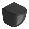 Напольный безободковый унитаз ArtCeram File 2.0, Matte black (FLV005 17;30) Напольные 