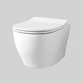 Підвісний безободковий унітаз ArtCeram Ten, Matte white (TEV006 05;00) Підвісні 