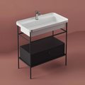 Ящик для консоли ArtCeram Fuori Scala, Matte black (ACM040 17) ArtCeram Тумбы