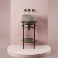 Столешница для консоли керамика Ø 44 см ArtCeram Vogue 2.0, Emperador dark (TFA011 92) ArtCeram Столешницы