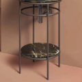 Керамічна полиця для круглої консолі ArtCeram Vogue 2.0, Black&amp;gold (TFA012 91) Полички ArtCeram