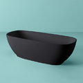 Ванна окрема 170×70 h50 см, штучний камінь LivingTec, Artceram Hoop, Matte black (ACW002 17;00) ArtCeram Овальні