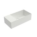 Керамическая раковина 50х25 см Flaminia App AppLight 5025DX, полочка слева, Milky White (AP5025SXLAT) Подвесные Прямоугольные