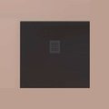 Душовий піддон 80x80 см кераміка Artceram Lapis, Matte black (PDR029 17; 00) Чорний матовий