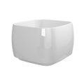 Накладная керамическая раковина 40х40 см Flaminia Flag, White (FG40H28) Накладной Квадратные