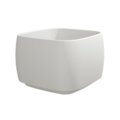 Накладная керамическая раковина 40х40 см Flaminia Flag, Milky White (FG40H28LAT) Накладной Квадратные
