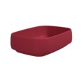 Керамическая раковина 50х36 см Flaminia Flag 50, Rosso Rubens (FG50ARRU) На столешницу, На тумбу Овальные